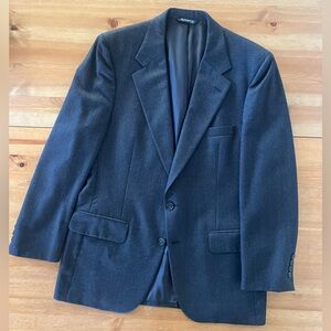 Burberry Mens Dark Gray Blazer 40R